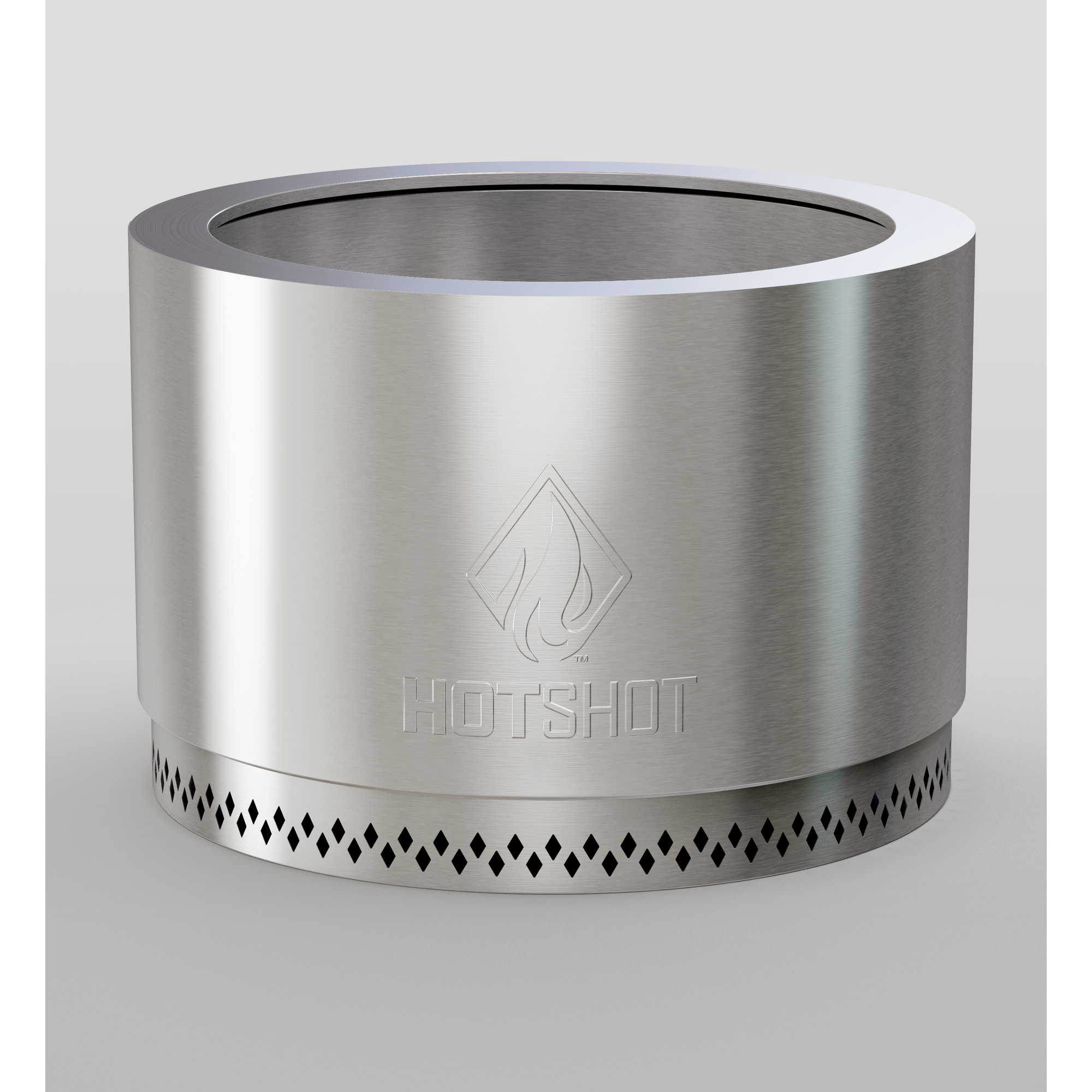 HotShot Fire Pits, Hotshot Homestead 25in. Wood Burning Fire Pit, Fuel Type Wood, Diameter 25 in, Material Carbon Steel, Model# 52359